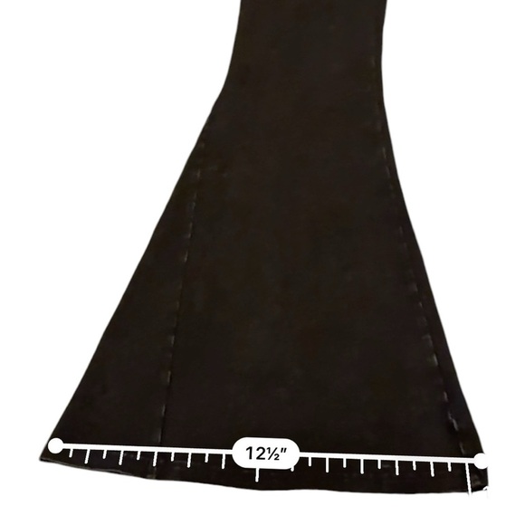 Offline by Aerie OG Foldover High Waisted Super Flare Legging in Washed Black XS - Picture 10 of 12